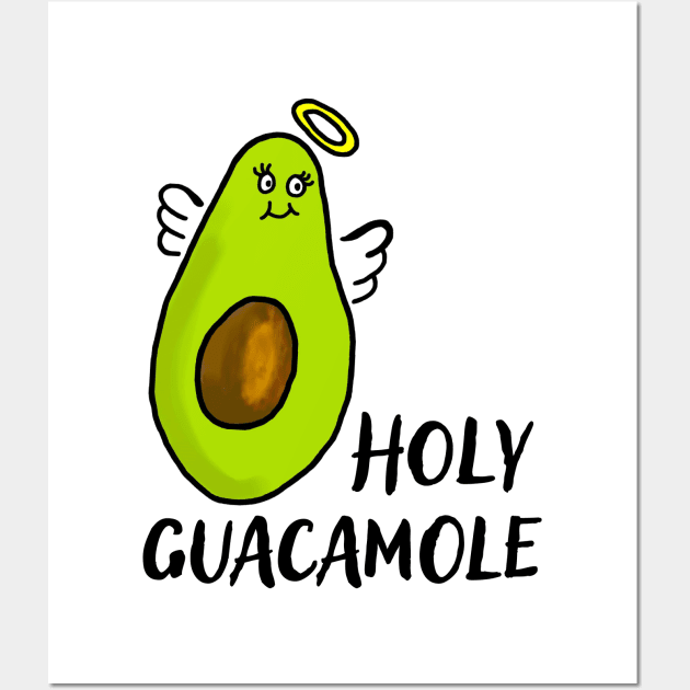 Guacamole Avocado Wall Art by imphavok